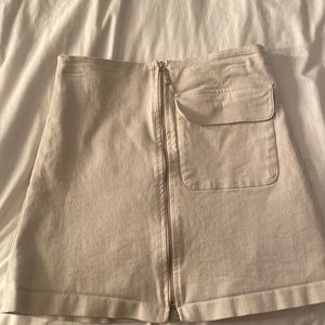Cream skirt